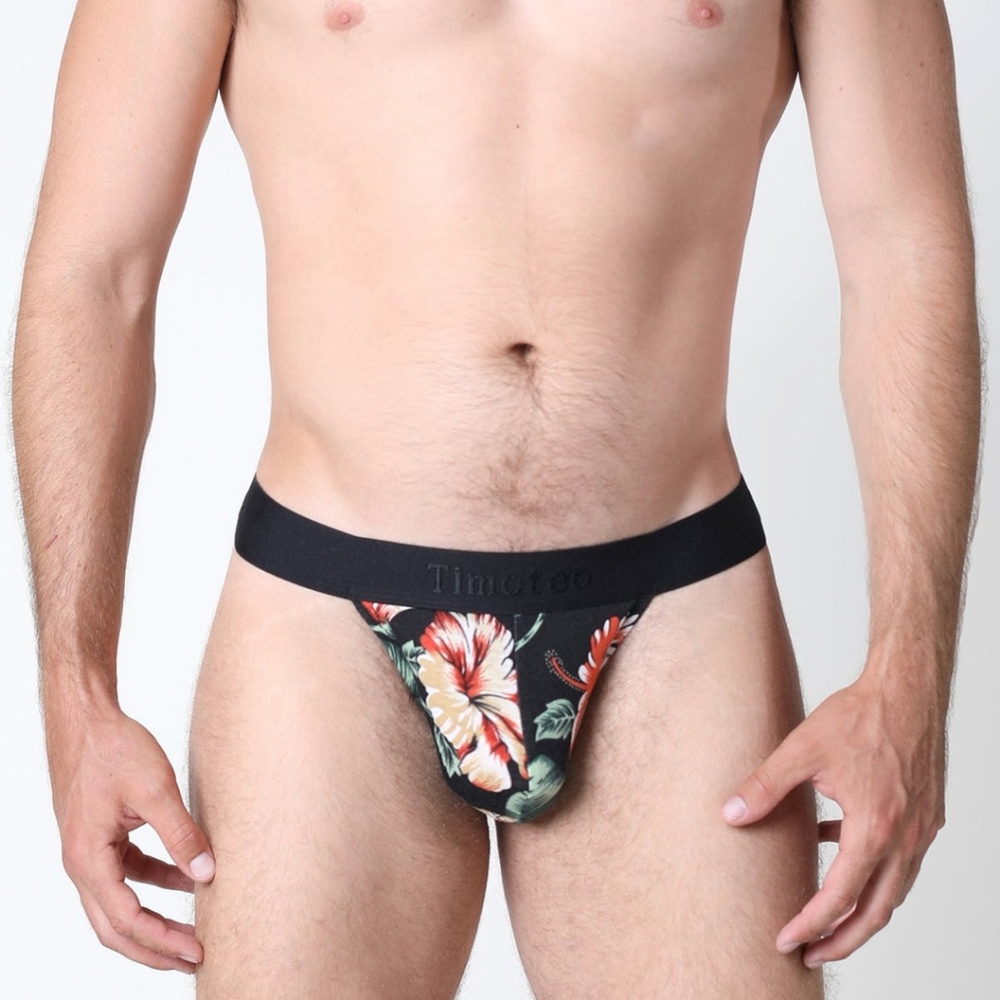 Jockstrap New Timoteo Avalon Floral Black